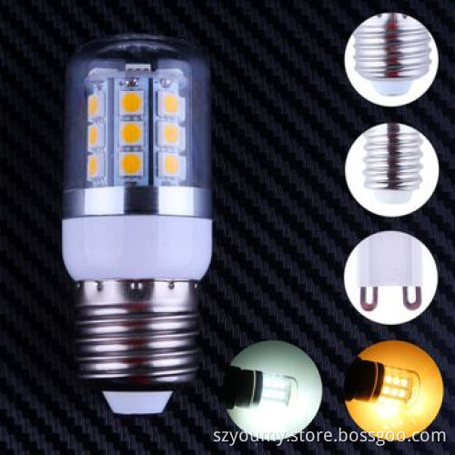 27LED 5050 SMD 240LM White Corn Spot Light Bulb Lamp 220V